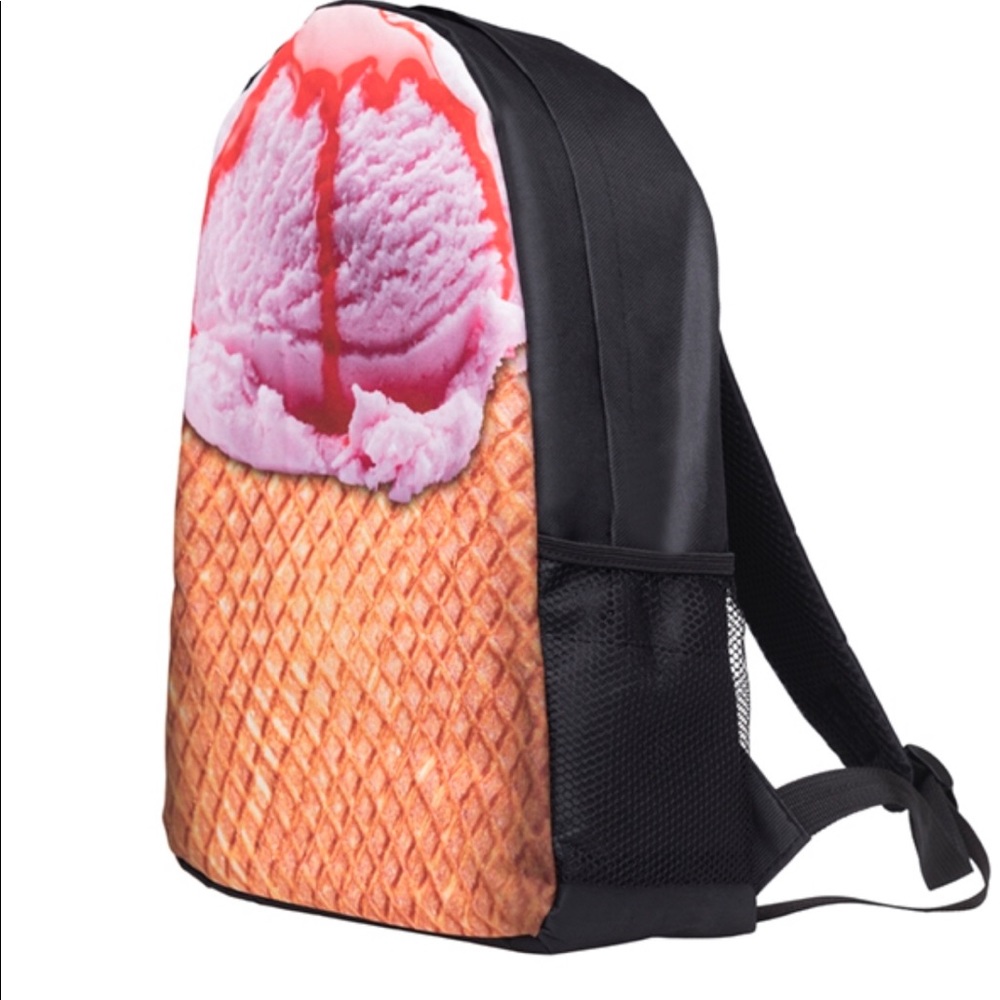 Strawberry ice cream backpack